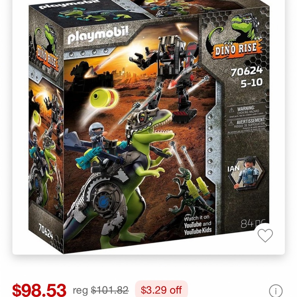 Playmobil 70624 Dino rise (new in bags not box)